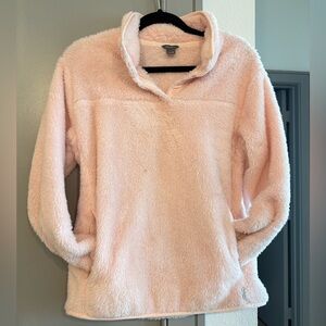Light Pink Eddie Bauer Fleece Pullover
